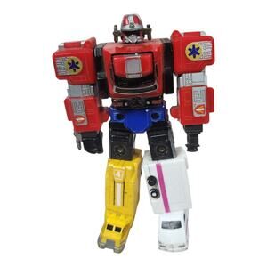 Power Ranger Lightspeed Rescue Megazord 6 Inch Figure Vintage 1999 Bandai